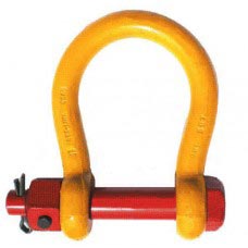 55 TON (2-1/2") SEA-LINK DOMESTIC ALLOY WIDE MOUTH SINGLE  NUT TOW SHACKLE
